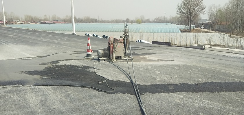 衡南道路回填土下沉注浆